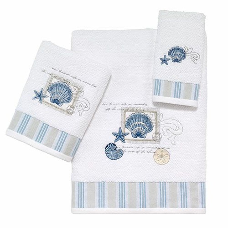 Towels * | Budget Towels Avanti Island View Towel Collection White