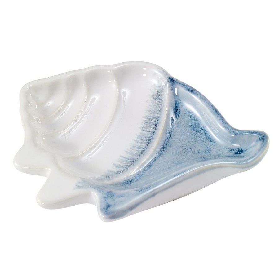 Soap Dishes * | Coupon Soap Dishes Avanti Abstract Coastal Soap Dish White/Multi