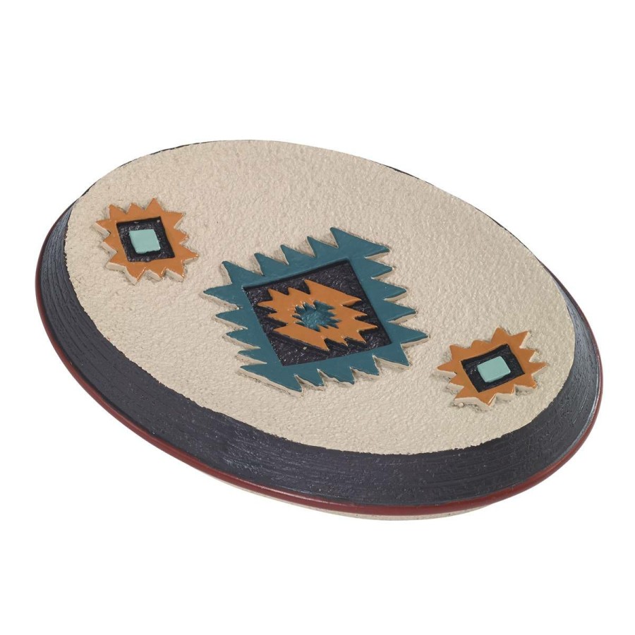 Soap Dishes * | Brand New Soap Dishes Avanti Navajo Dance Soap Dish Beige/Multi