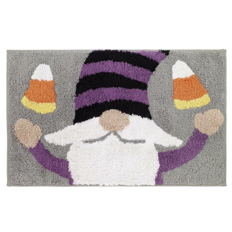 Bath Rugs & Mats * | Promo Bath Rugs & Mats Avanti Candycorn Gnome Rug Grey/Multi