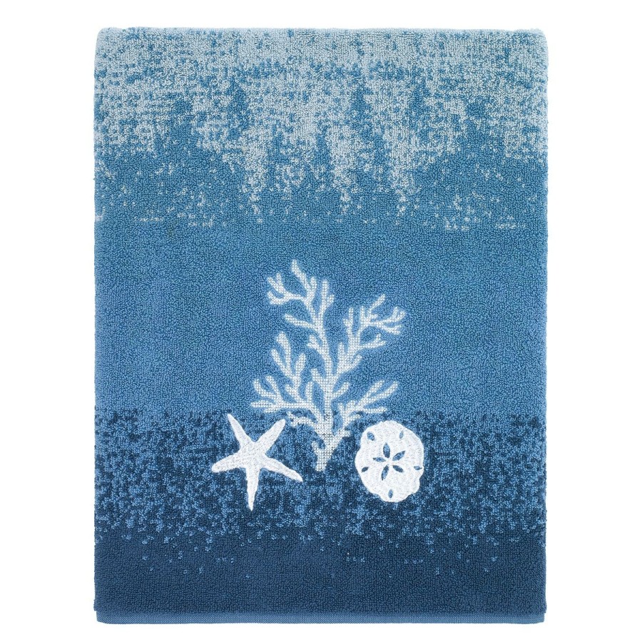 Towels * | Best Reviews Of Towels Avanti Batik Coastal Bath Towel Collection Blue/Multi