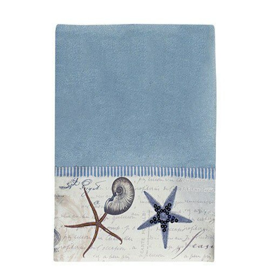 Towels * | Best Reviews Of Towels Avanti Linens Antigua Towel Collection Blue-Fog