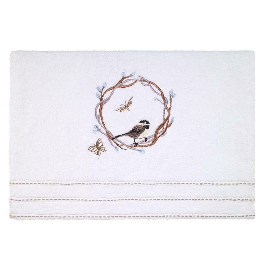 Bath Rugs & Mats * | Buy Bath Rugs & Mats Avanti Live Simply Bath Rug Ivory-Multi