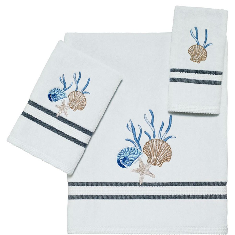 Towels * | Budget Towels Avanti Blue Lagoon Towel Collection Steel