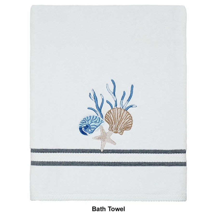 Towels * | Budget Towels Avanti Blue Lagoon Towel Collection Steel