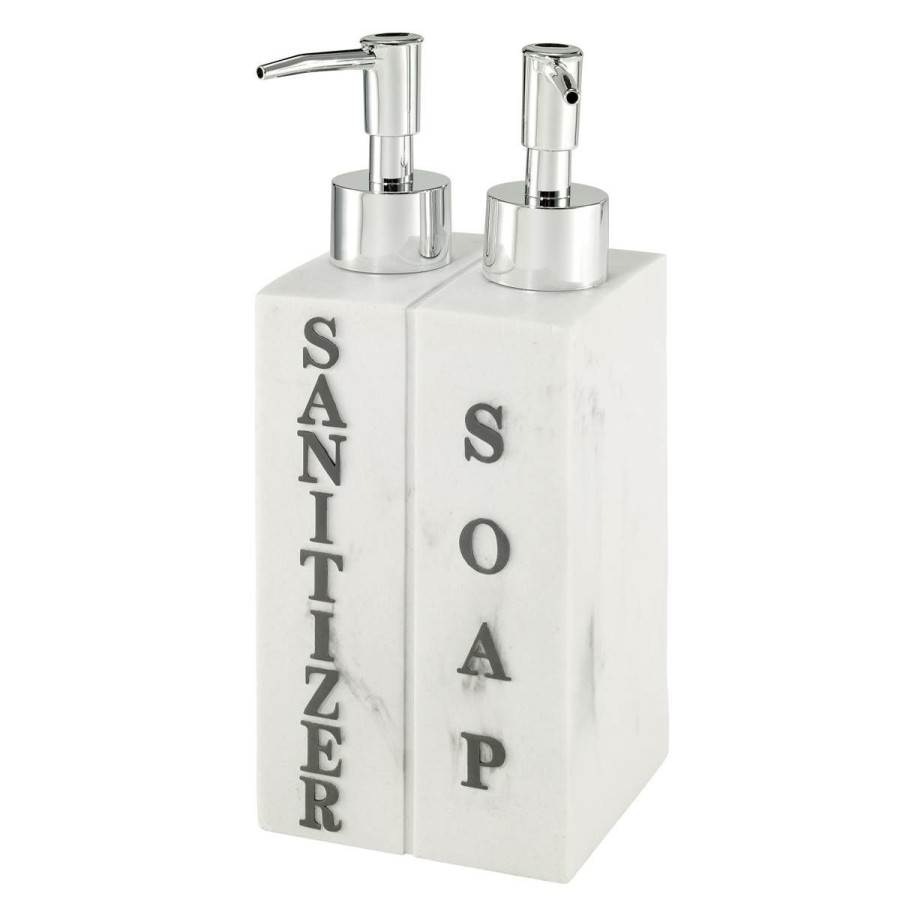 Soap & Lotion Pumps * | Buy Soap & Lotion Pumps Avanti Savannah Square Lotion And Sanitizer Pump Grey