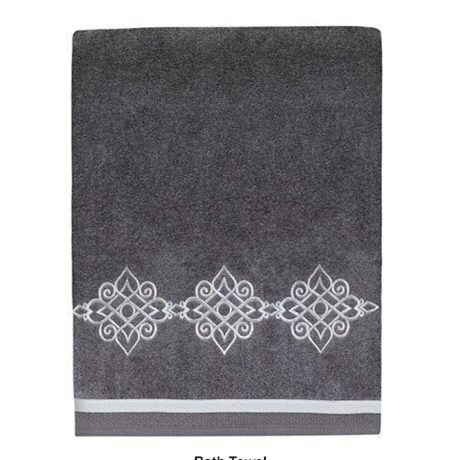 Towels * | Cheap Towels Avanti Linens Riverview Towel Collection Nickel