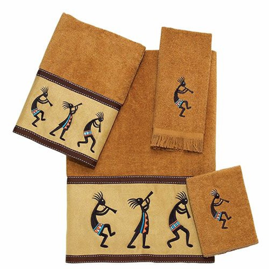 Towels * | Discount Towels Avanti Linens Kokopelli Towel Collection Nutmeg