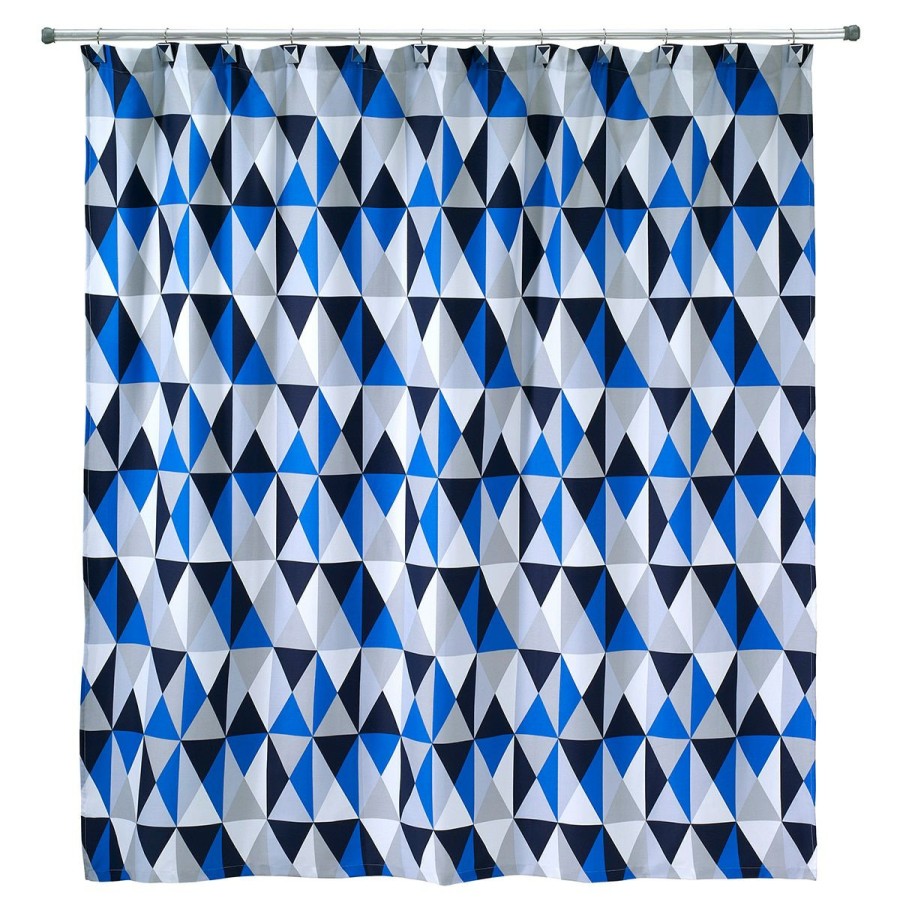 Shower Curtains * | Best Sale Shower Curtains Avanti Now House By Jonathan Adler Bleecker Shower Curtain White/Mutli