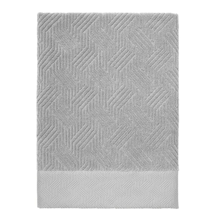 Towels * | Best Sale Towels Avanti Now House By Jonathan Adler Bleecker Bath Towel Collection White