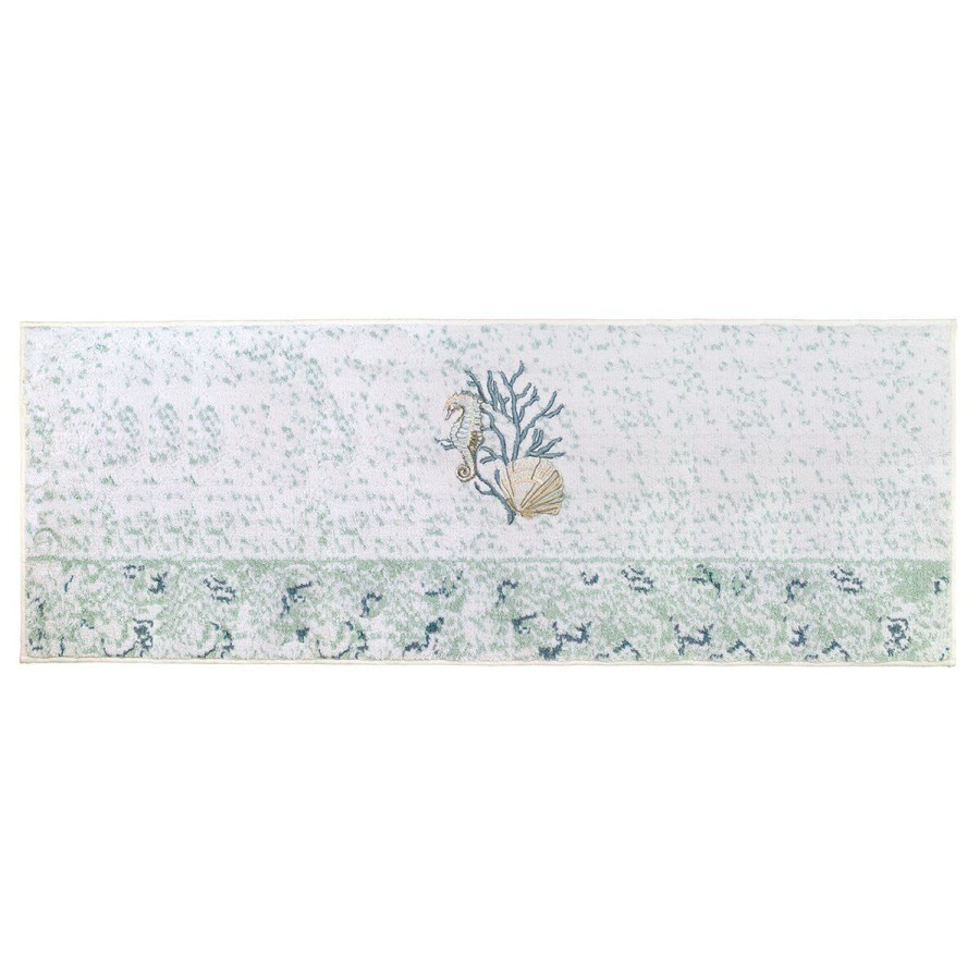 Bath Rugs & Mats * | Outlet Bath Rugs & Mats Avanti Coastal Terrazo Rug White/Multi