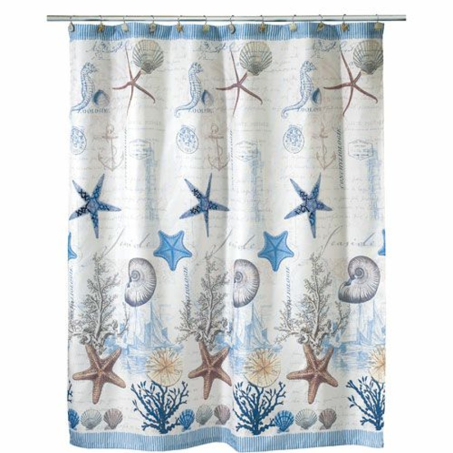 Shower Curtains * | Cheap Shower Curtains Avanti Antigua Fabric Shower Curtain 70 72 Ivory