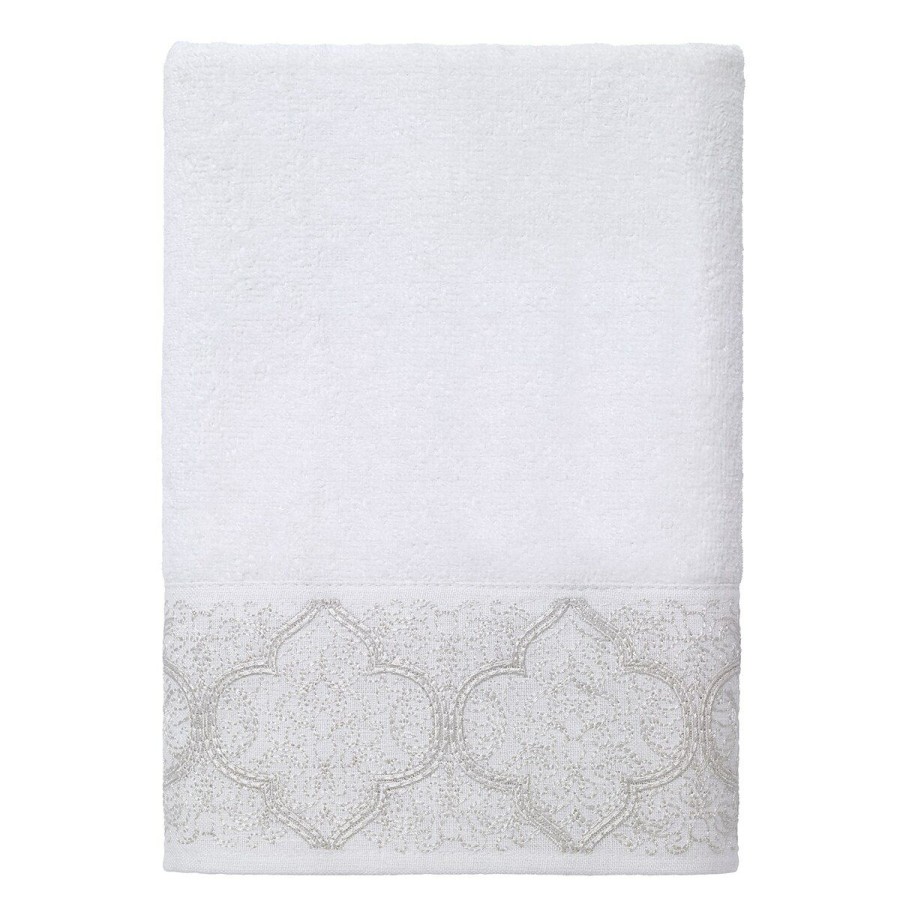 Towels * | Hot Sale Towels Avanti Scottsdale Bath Towel Collection White