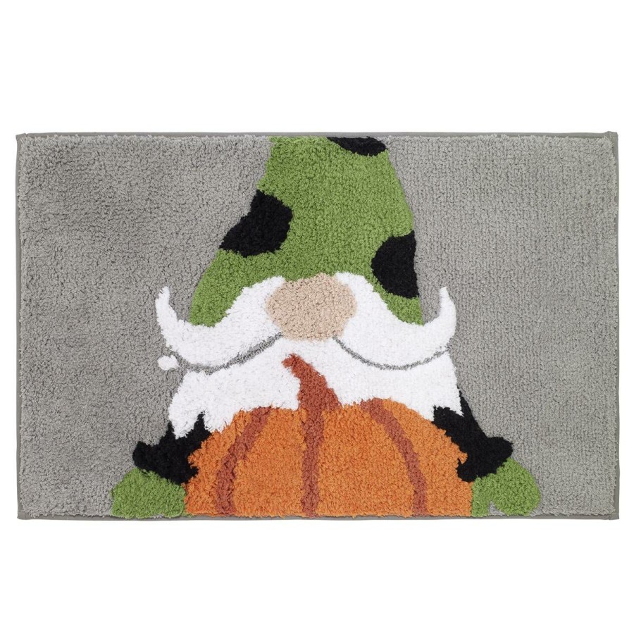 Bath Rugs & Mats * | Best Sale Bath Rugs & Mats Avanti Gnome With Pumpkin Rug Green/Multi