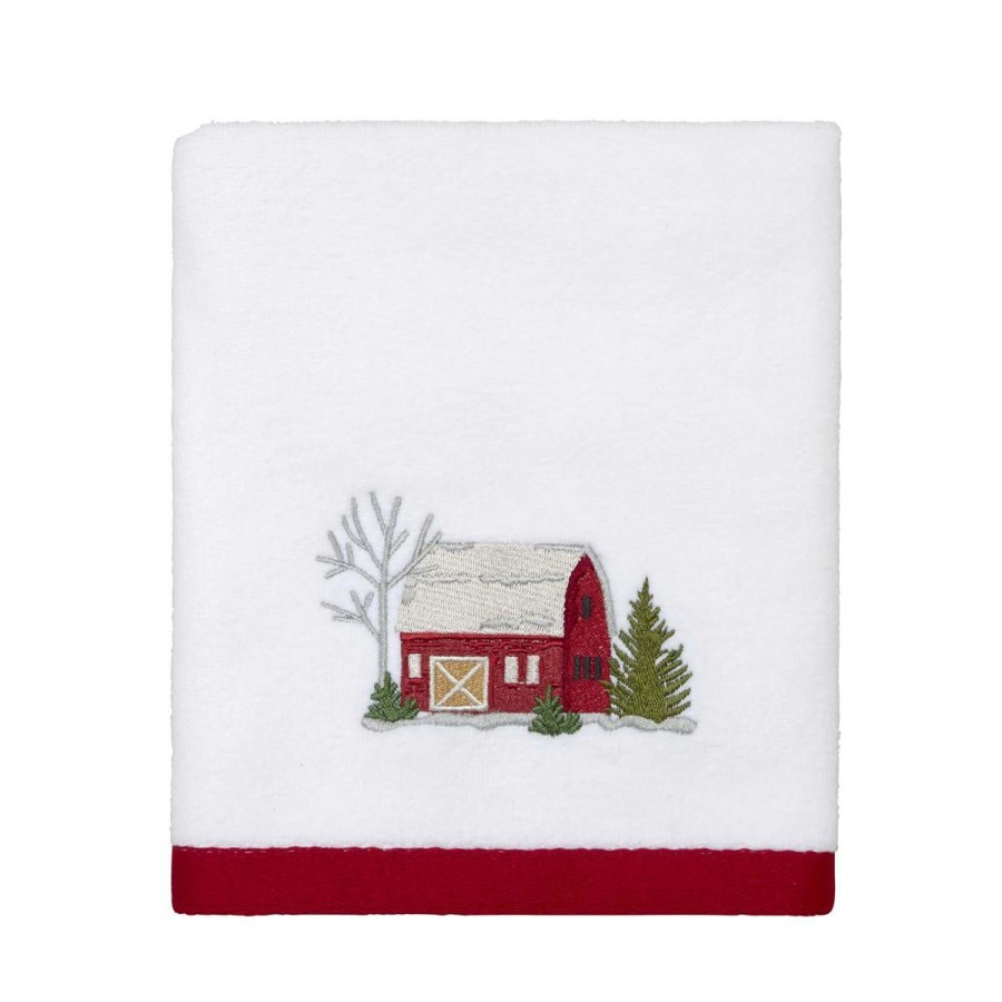 Towels * | Best Deal Towels Avanti Warm Welcome Hand Towel White