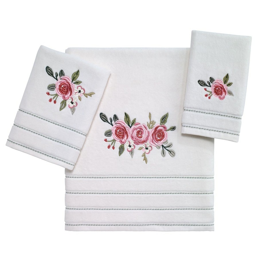 Towels * | Best Deal Towels Avanti Spring Garden Bath Towel Collection Ivory/Multi