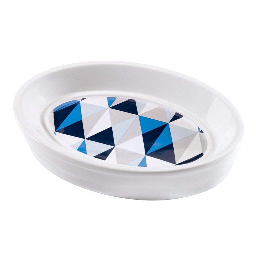 Soap Dishes * | Best Sale Soap Dishes Avanti Now House By Jonathan Adler Bleecker Soap Dish White/Multi