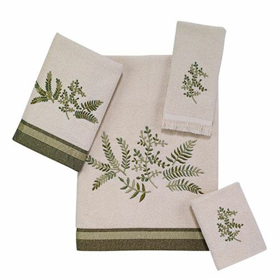 Towels * | Best Deal Towels Avanti Linens Greenwood Towel Collection Ivory