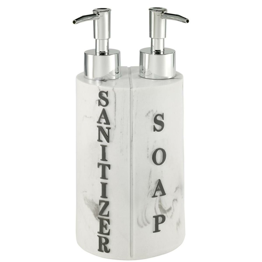 Soap & Lotion Pumps * | Cheap Soap & Lotion Pumps Avanti Savannah Round Lotion And Sanitizer Pump Grey