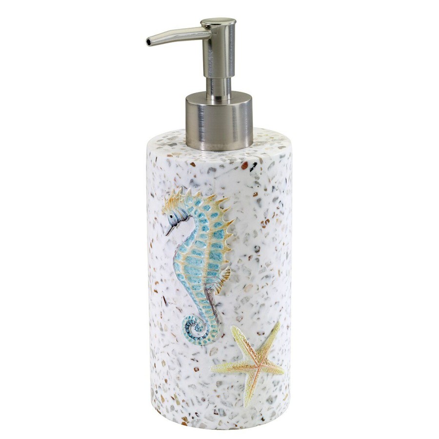 Soap & Lotion Pumps * | Discount Soap & Lotion Pumps Avanti Coastal Terrazzo Lotion Pump White/Multi