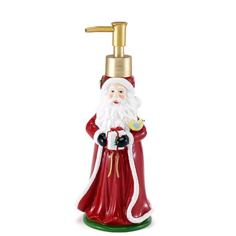 Soap & Lotion Pumps * | Best Deal Soap & Lotion Pumps Avanti Spode Christmas Tree Lotion Pump Red