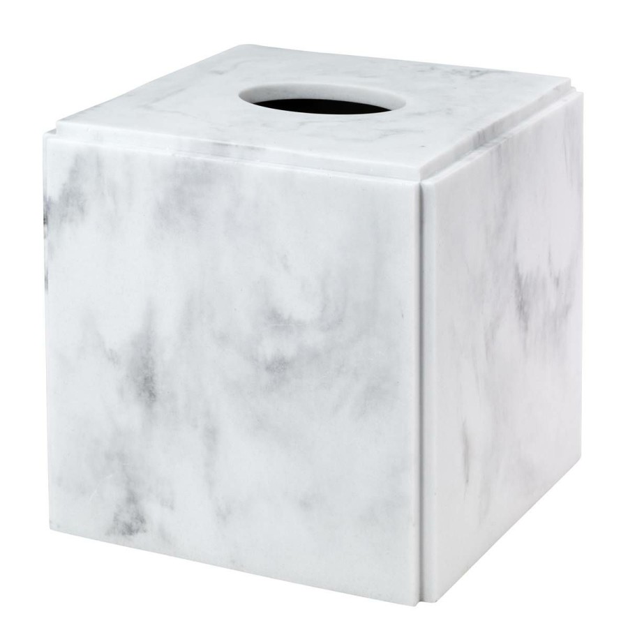 Tissue Box Holders * | New Tissue Box Holders Avanti Catania Tissue Cover Grey