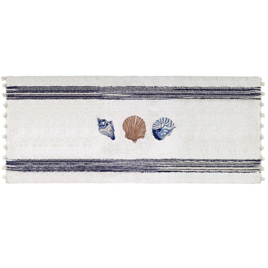 Bath Rugs & Mats * | Best Reviews Of Bath Rugs & Mats Avanti Blue Lagoon Rug White/Multi