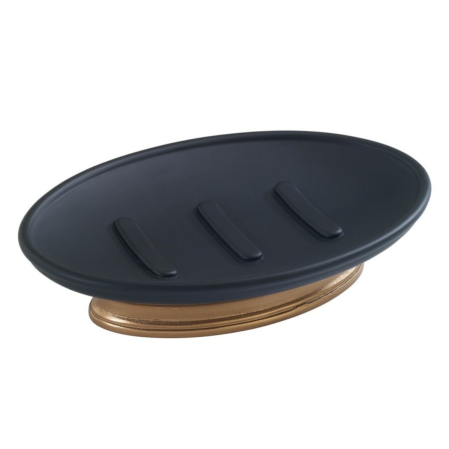 Soap Dishes * | New Soap Dishes Avanti Memphis Soap Dish Black