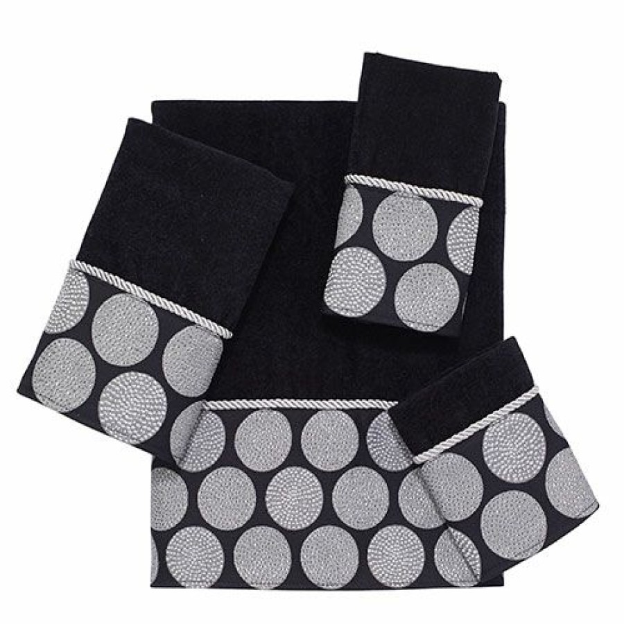 Towels * | Brand New Towels Avanti Linens Dotted Circles Towel Collection