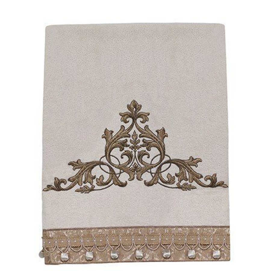 Towels * | Best Reviews Of Towels Avanti Linens Monaco Towel Collection Ivory