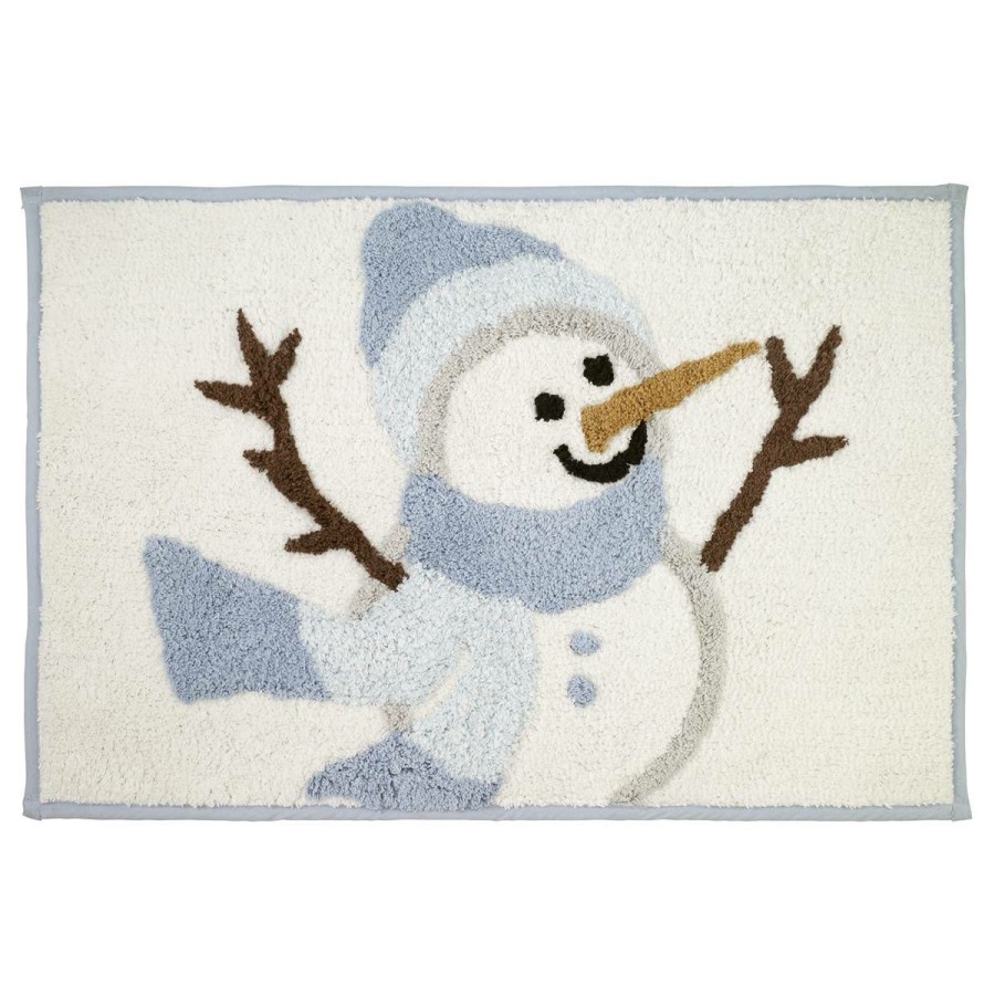 Bath Rugs & Mats * | Promo Bath Rugs & Mats Avanti Frosty Friends Rug White