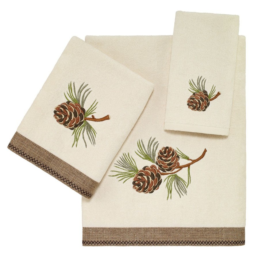 Towels * | Outlet Towels Avanti Pine Valley Bath Towel Collection Ivory