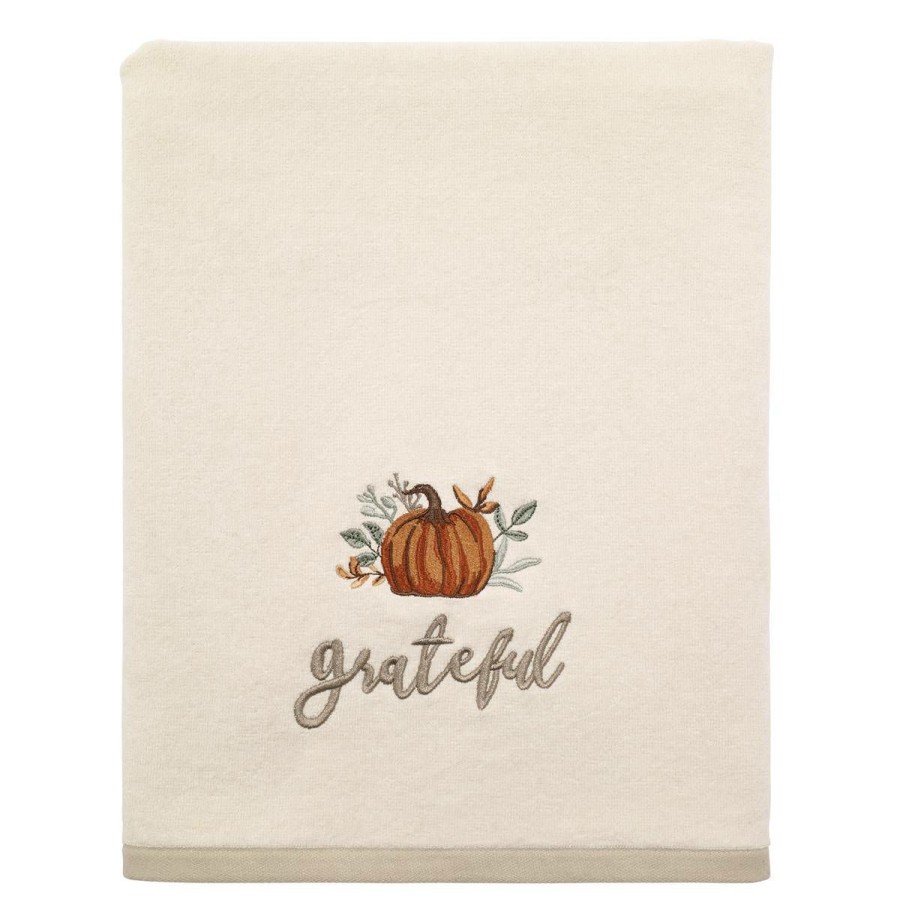 Towels * | Best Deal Towels Avanti Grateful Patch Bath Towel Ivory