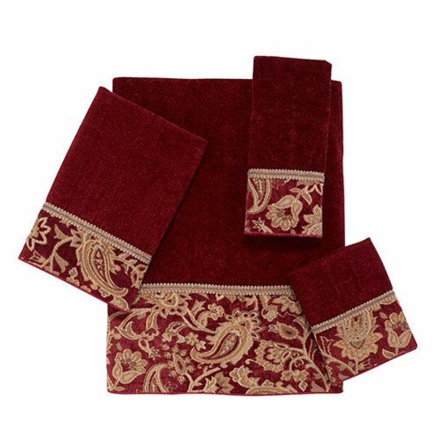 Towels * | Best Sale Towels Avanti Linens Arabesque Towel Collection Brick