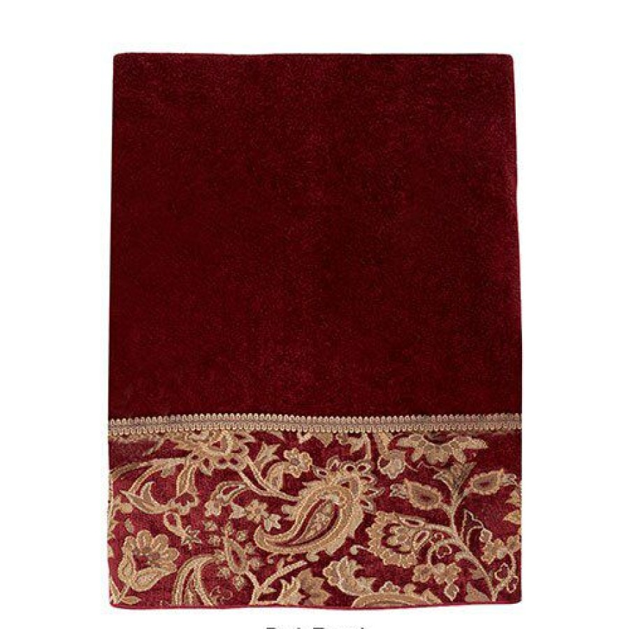 Towels * | Best Sale Towels Avanti Linens Arabesque Towel Collection Brick