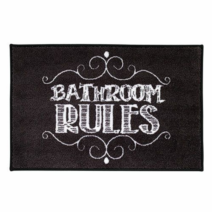 Bath Rugs & Mats * | Cheap Bath Rugs & Mats Avanti Chalk It Up Bath Rug Multicolor