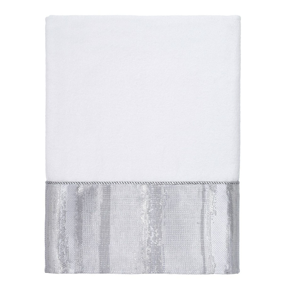 Towels * | Outlet Towels Avanti Parker Bath Towel Collection White