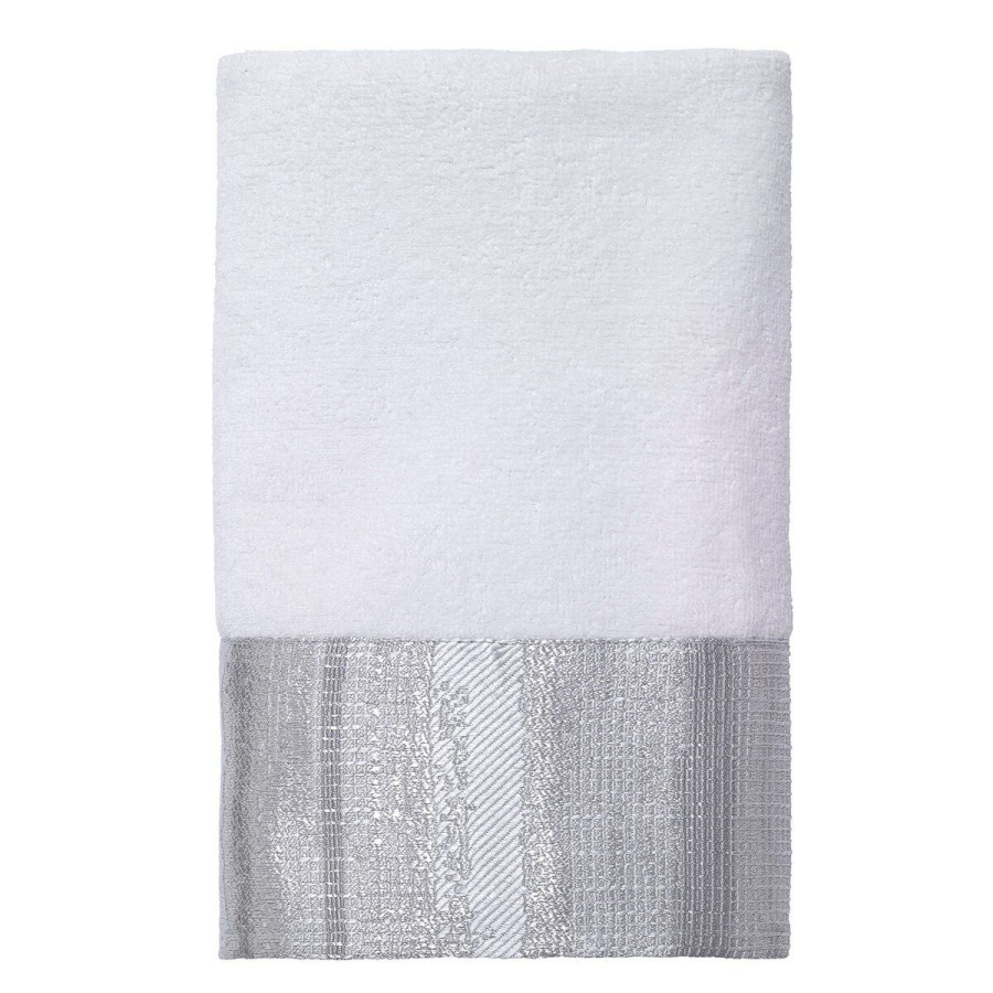 Towels * | Outlet Towels Avanti Parker Bath Towel Collection White