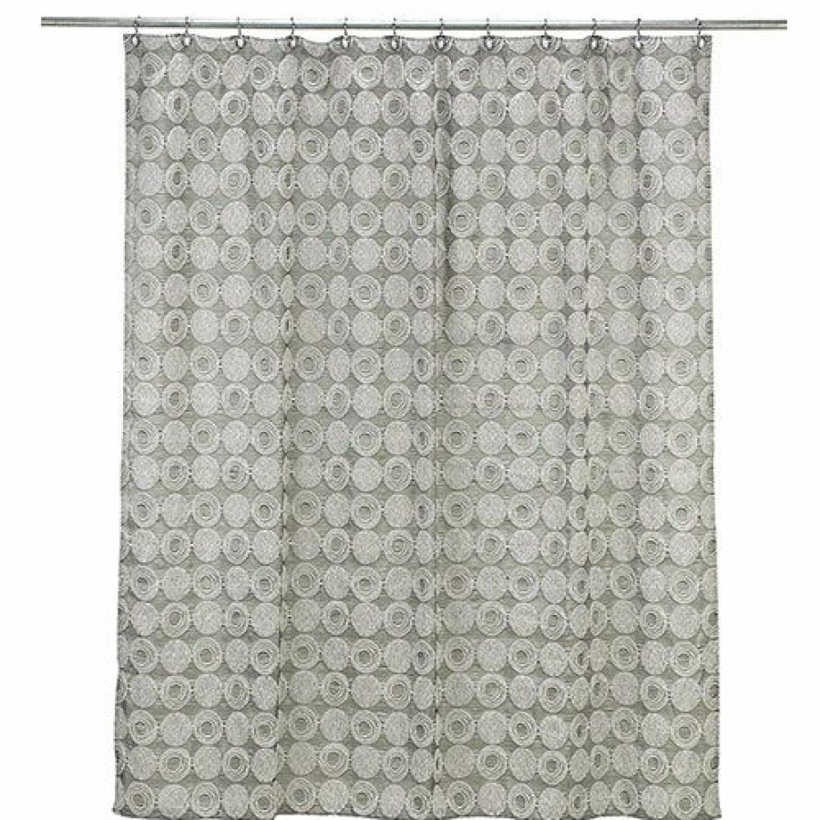 Shower Curtains * | Outlet Shower Curtains Avanti Galaxy Shower Curtain Silver